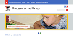 Desktop Screenshot of montessorischoolvenray.nl